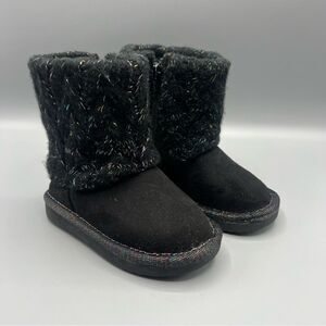 Jumping Beans Reagann Toddler Girls' Black Winter Boots